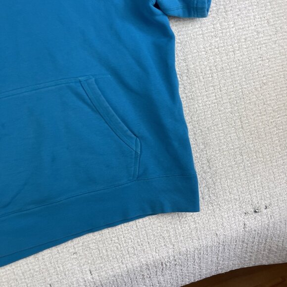 Nike Air Pivot Blue Short Sleeve Sweatshirt Hoodie Jacket L Tech Fleece (Read) - Picture 5 of 16